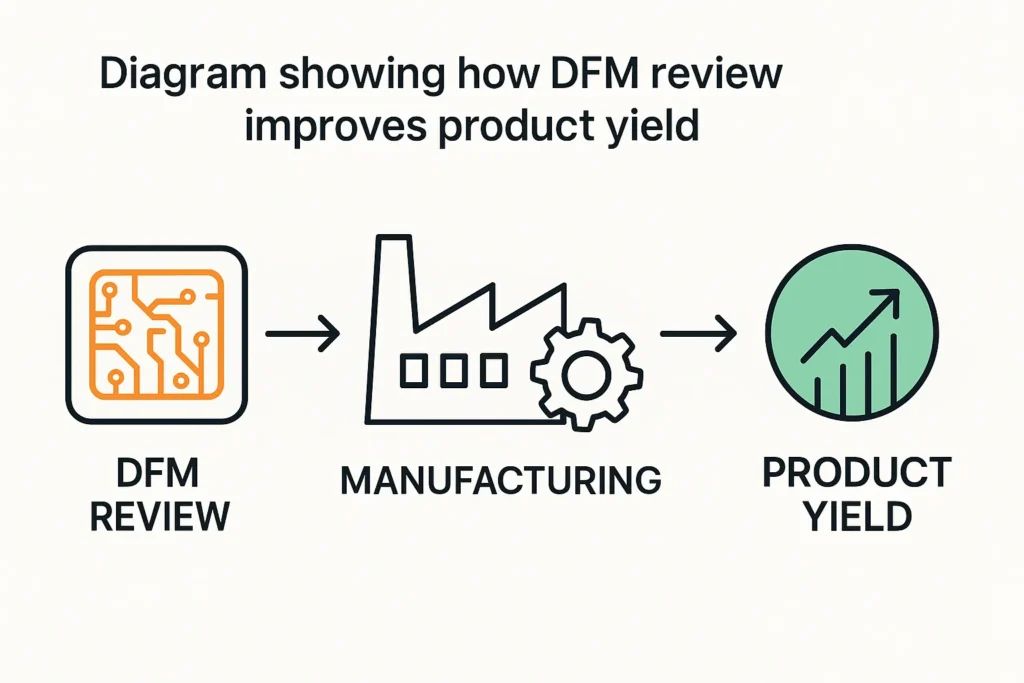 DFM review improves product yield